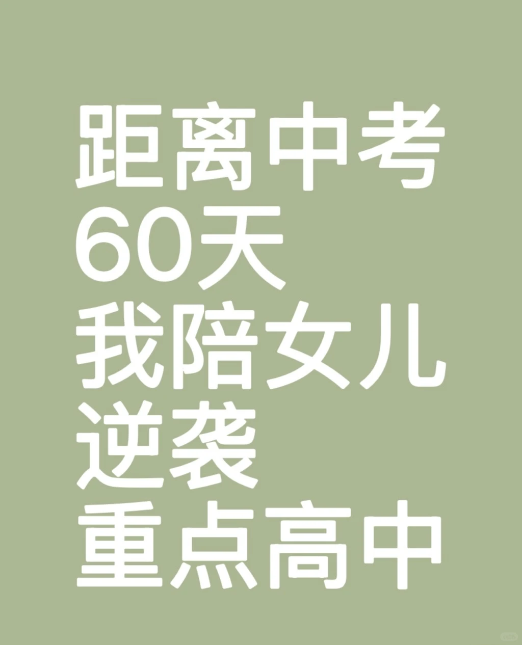 距离中考60天，我陪女儿逆袭重点高中！ 第3张