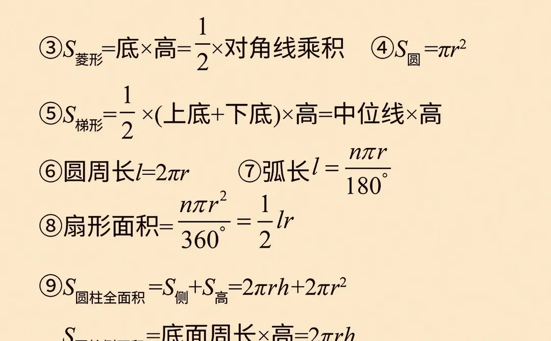 中考数学知识点就这20多个，半天搞定！-第1张图片-四季读书网