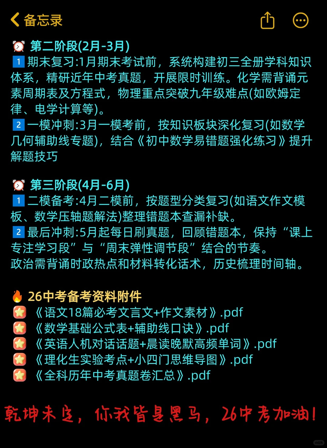 给中考仅剩5个月的人 一个暗黑偏方-第2张图片-四季读书网