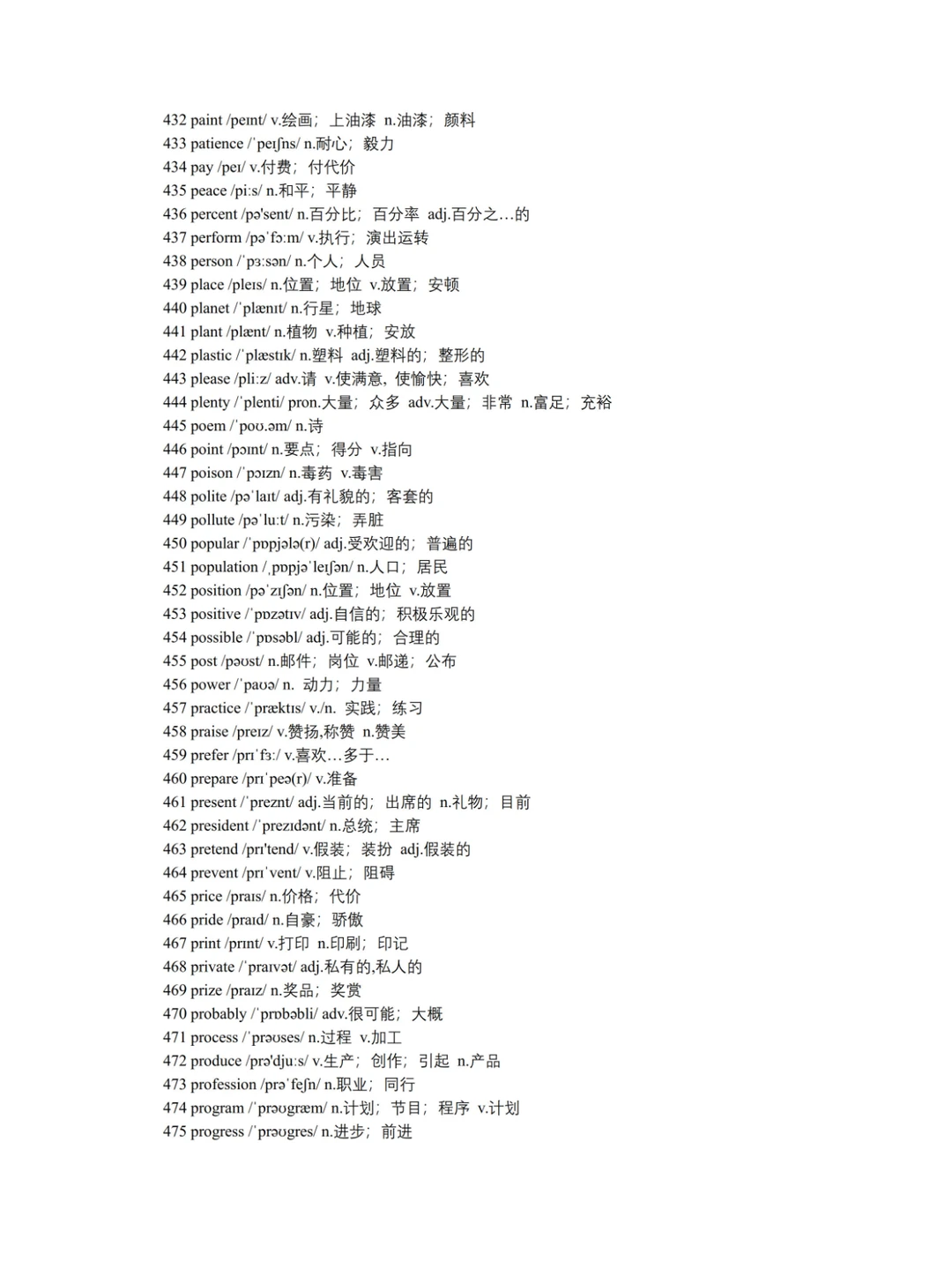 福建中考英语高频词📝-第13张图片-四季读书网