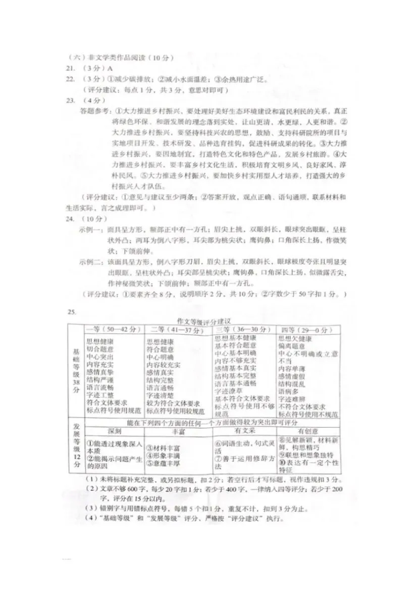 (可打印收藏)2022四川广元中考语文试卷及答案-第14张图片-四季读书网