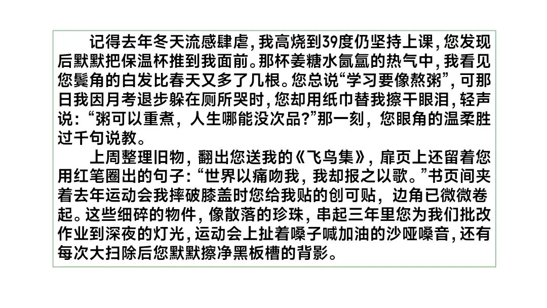 2026 年中考一轮复习《作文》课件-第11张图片-四季读书网