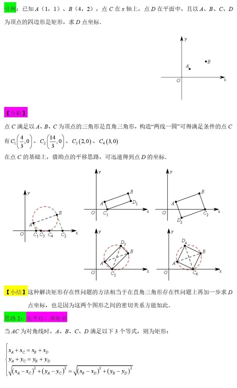 中考数学二次函数与几何模型综合压轴题解题技巧汇总突破精讲解析 第28张