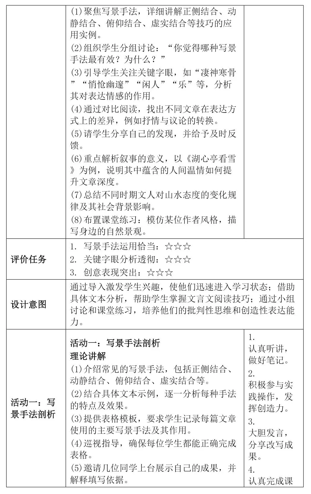 中考山水类文言文联读,多角度超清晰!-第9张图片-四季读书网
