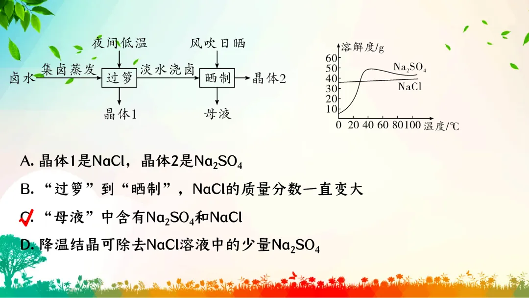 F386 中考专题复习 初中化学《溶解度、溶解度曲线及其应用》 课件PPT+教学设计Word-第14张图片-四季读书网