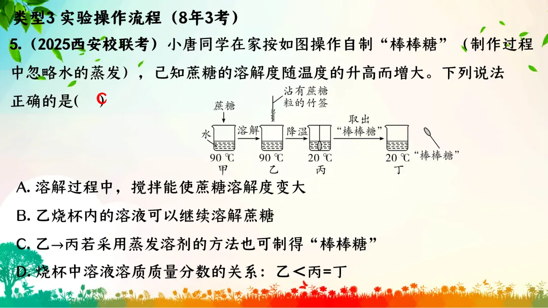 F386 中考专题复习 初中化学《溶解度、溶解度曲线及其应用》 课件PPT+教学设计Word-第28张图片-四季读书网