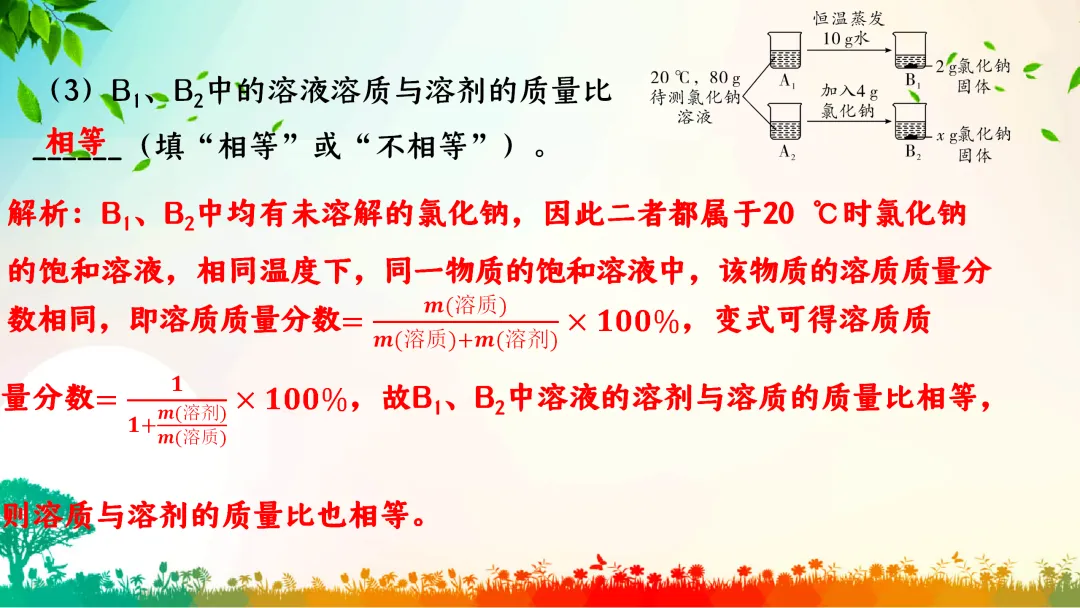 F386 中考专题复习 初中化学《溶解度、溶解度曲线及其应用》 课件PPT+教学设计Word-第37张图片-四季读书网