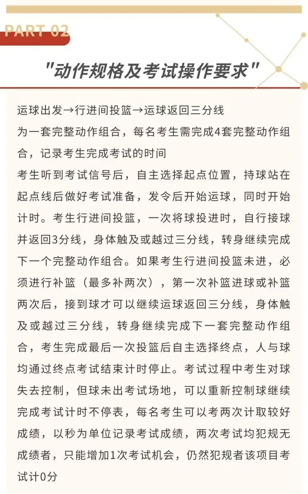 初三中考体育篮球考试:这些规则不摸清,满分直接打水漂! 第2张 初三中考体育篮球考试:这些规则不摸清,满分直接打水漂! 第2张