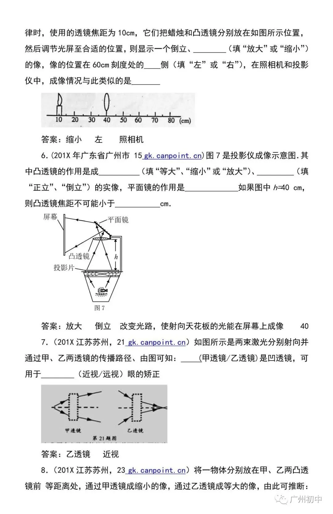 中考物理易错知识点总结 第20张