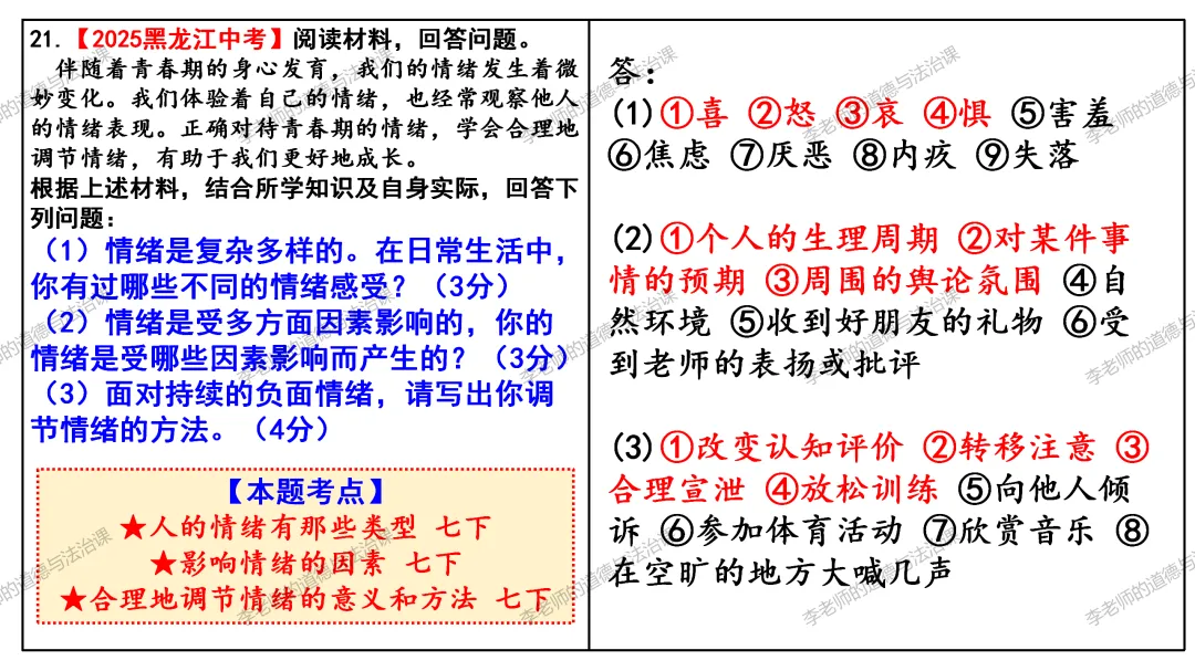 2026中考 |《道德与法治》一轮复习 第6课:七下第二单元(微课+课件+练习) 第25张
