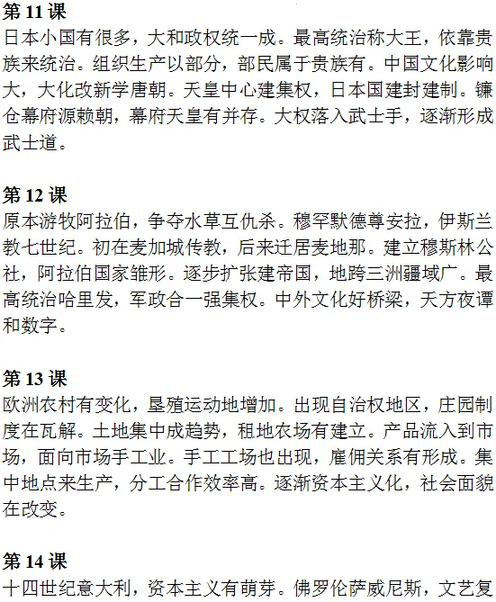中考历史《必背知识点+答题模板+思维导图》 第32张 中考历史《必背知识点+答题模板+思维导图》 第32张