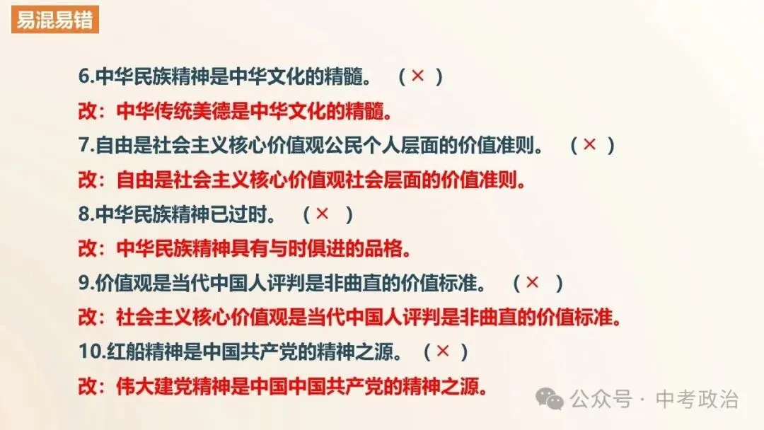 2026年中考道法一轮总复习课件(6册23主题) 第24张