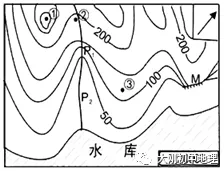 中考专训:等高线(精选50题) 第6张 中考专训:等高线(精选50题) 第6张