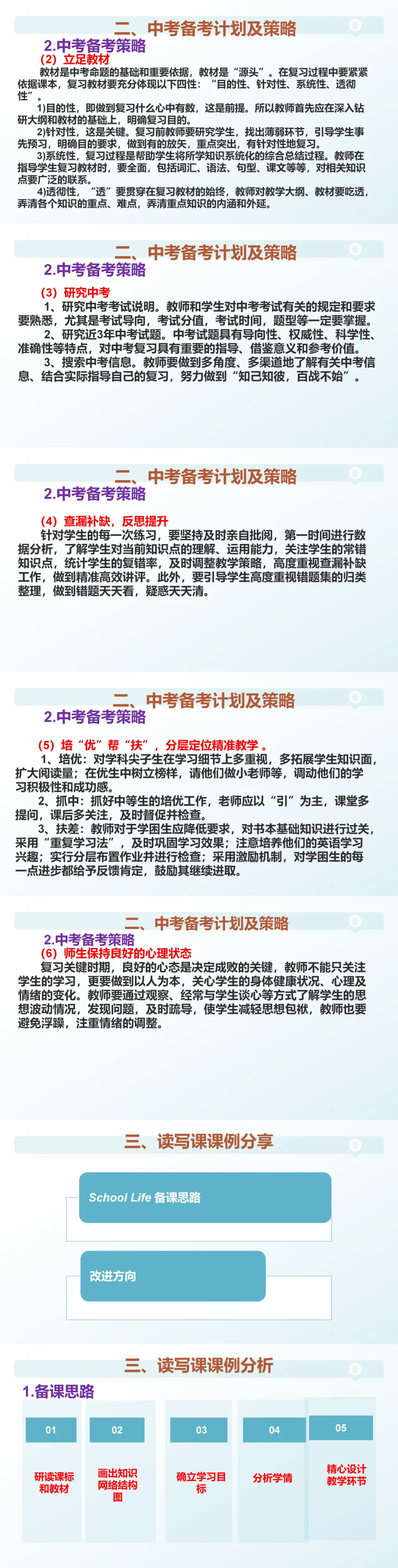 初中初三九年级英语:中考英语教研复习备考策略经验交流ppt课件 第2张