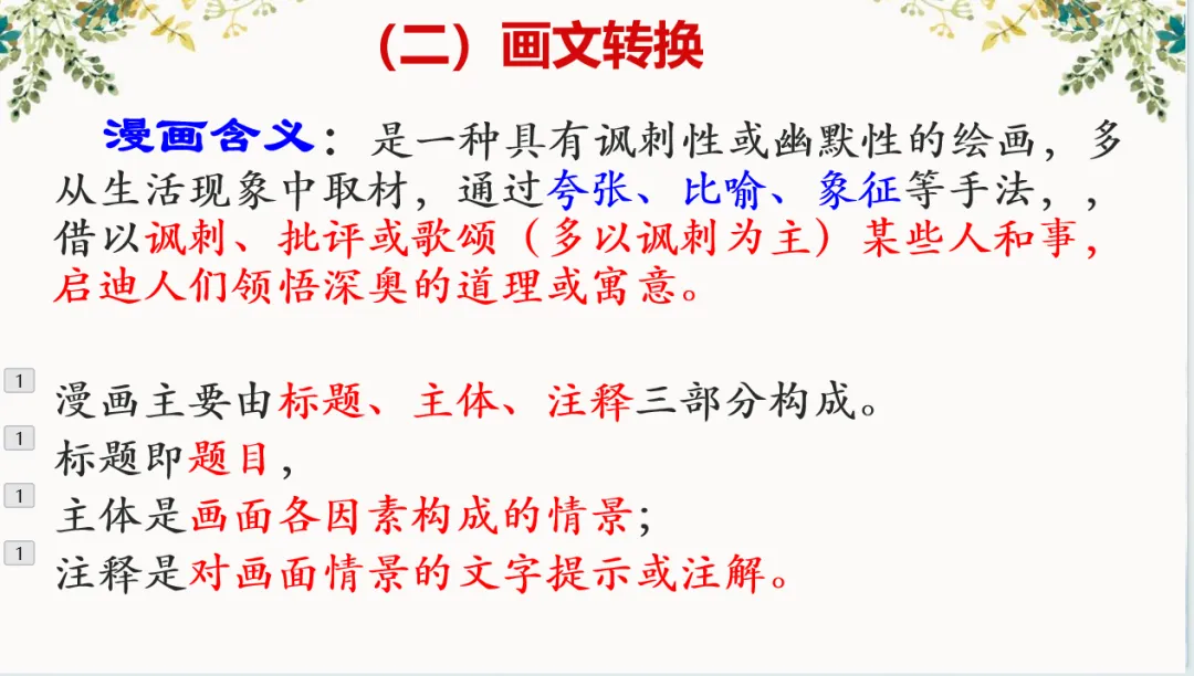 中考综合性学习专题图文之转换-第13张图片-四季读书网