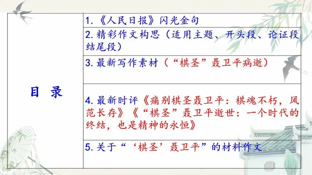 2026届中考语文一轮复习素材积累专项:考场高分作文积累及运用 第2张