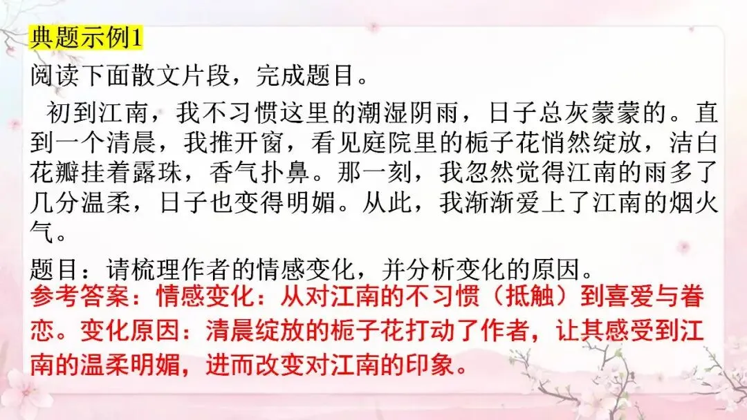 2026年中考语文专题复习讲义散文阅读精讲 第10张