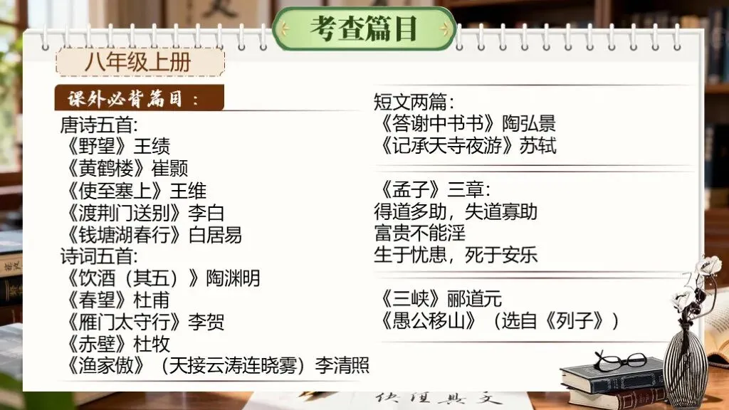 【中考语文】一轮复习《专题九:古诗文默写》 | 冲刺基础分!古诗文默写专项突破 第9张