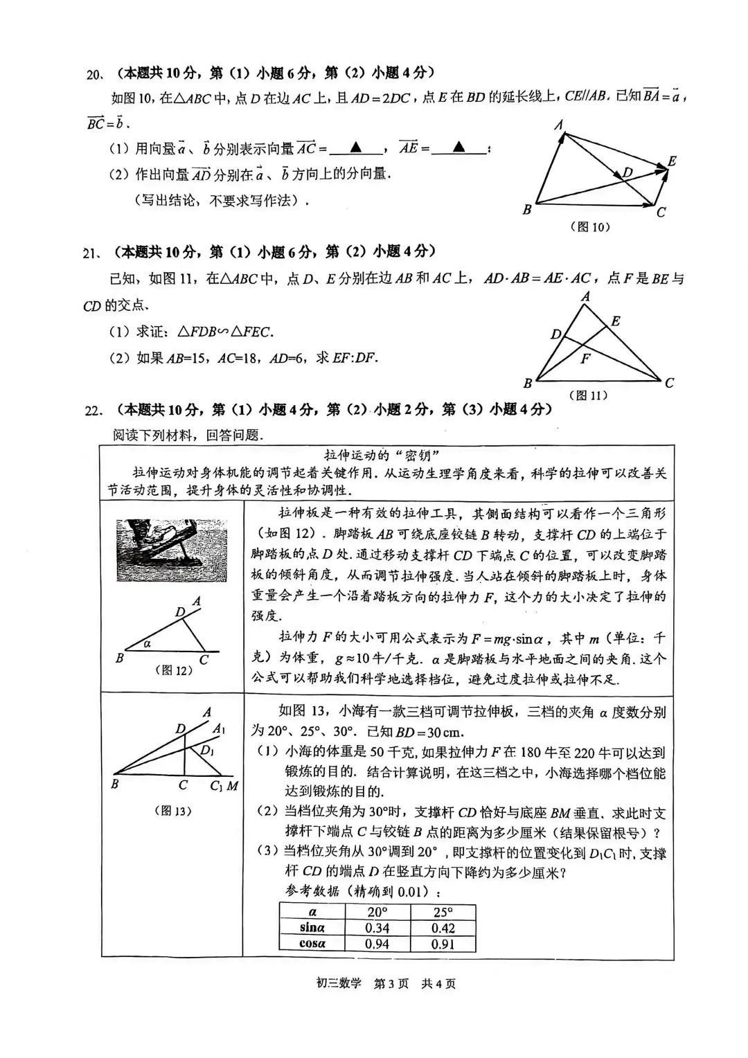 中考 | 2026上海初三一模16个区各科试卷更新中~ 第148张