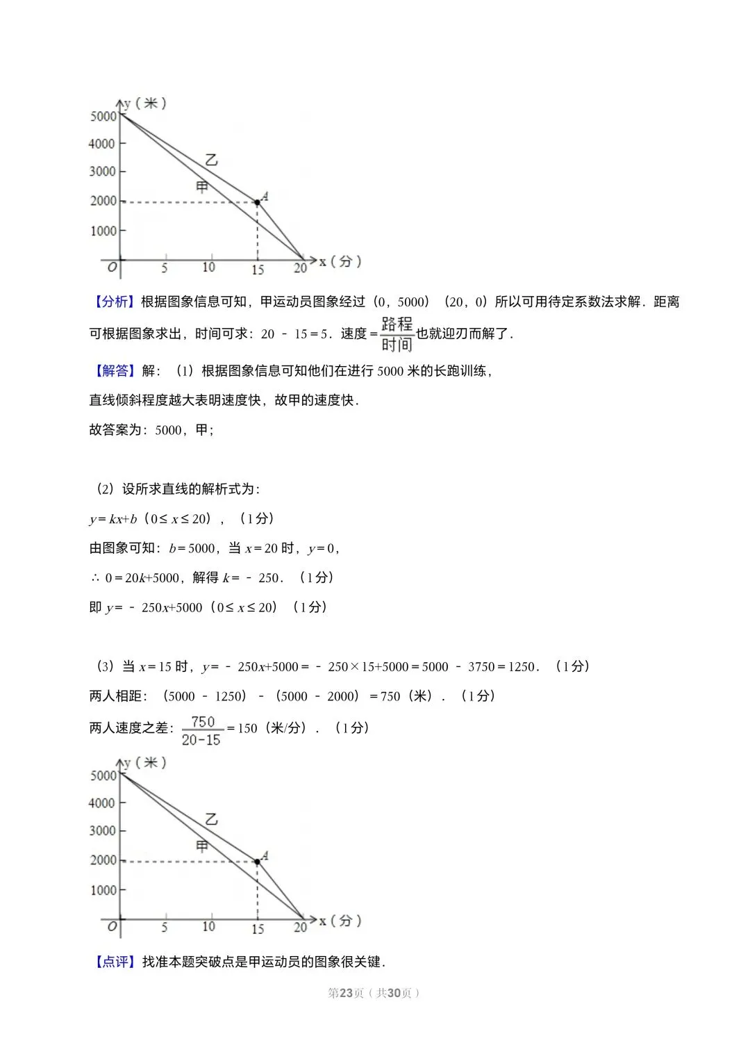 【初三试卷】吉林市2015年中考一模数学试题(含答案) 第29张