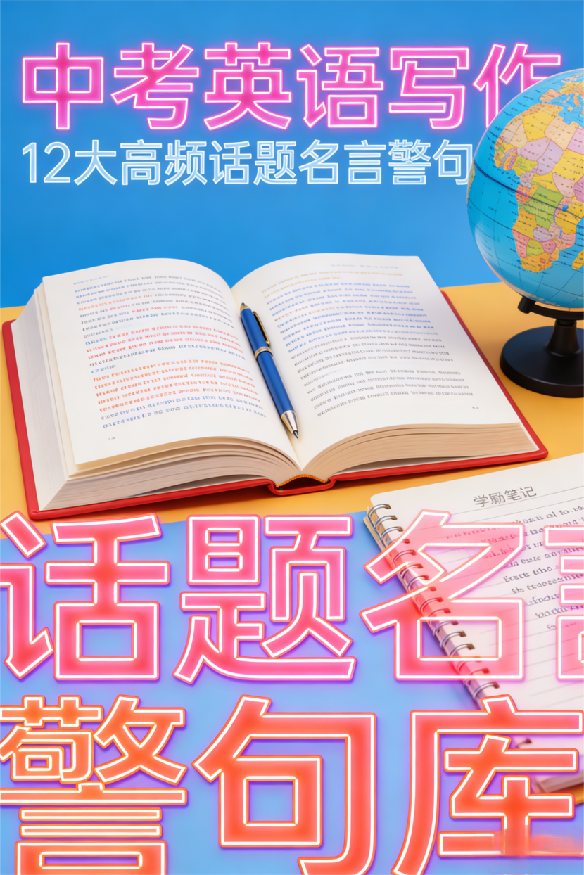 中考英语写作12大高频话题名言警句库 第2张