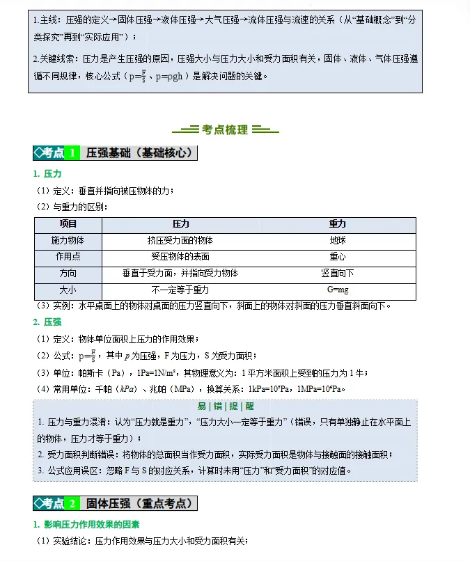 2026年中考物理一轮复习高效培优特训(考点+实验+命题趋向+难度突破),全国通用 第4张