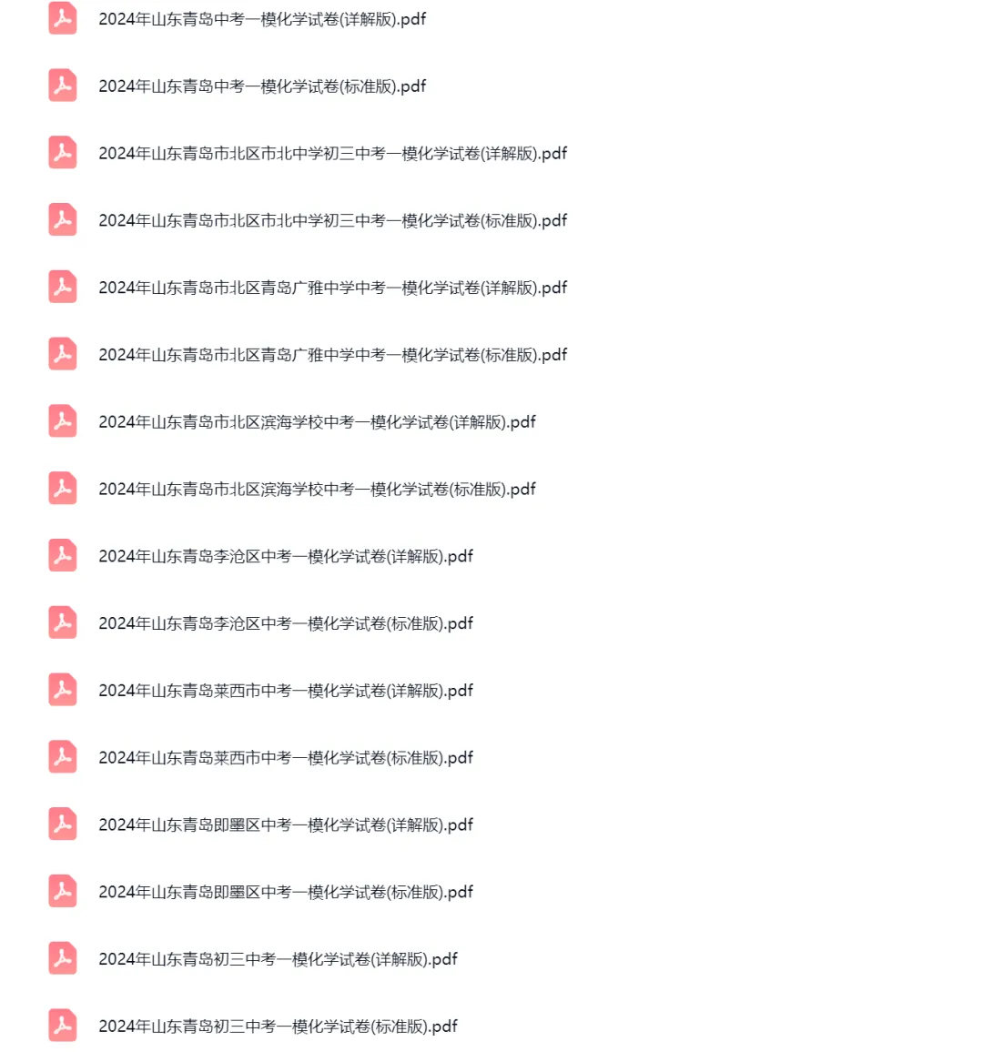 2021-2024学年山东青岛中考一模化学试卷真题及答案解析 第3张 2021-2024学年山东青岛中考一模化学试卷真题及答案解析 第3张