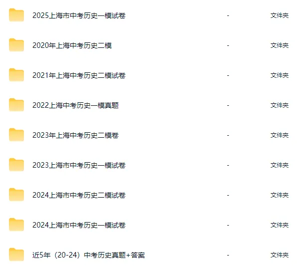上海中考历史拿满分的复习备考建议(附中考真题+一二模题) 第3张
