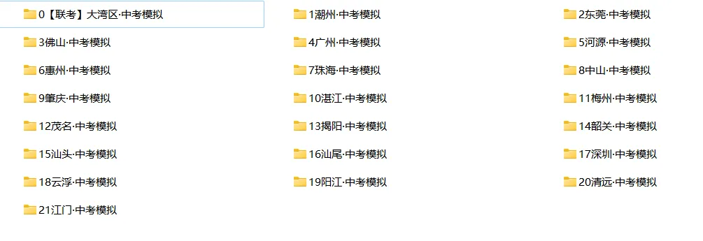 广东省各地市区中考一模/二模/深圳/佛山/广州/惠州等数学试题及参考答案汇总! 第4张