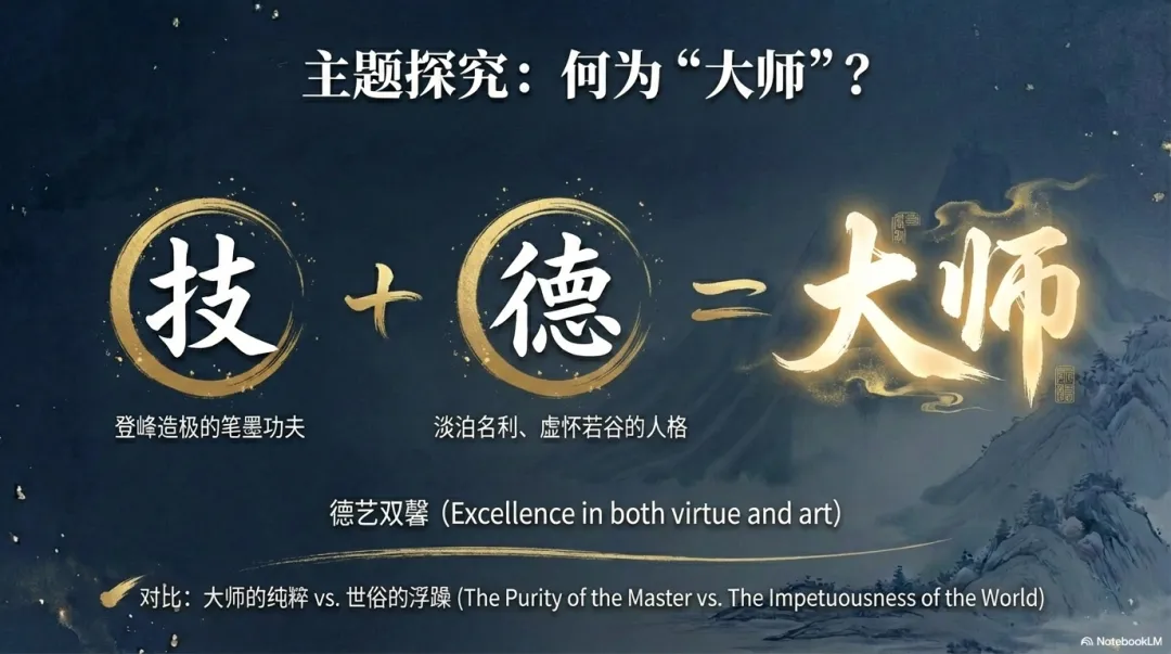 吕梁中考二模阅读题《大师》赏析及课件分享 第9张