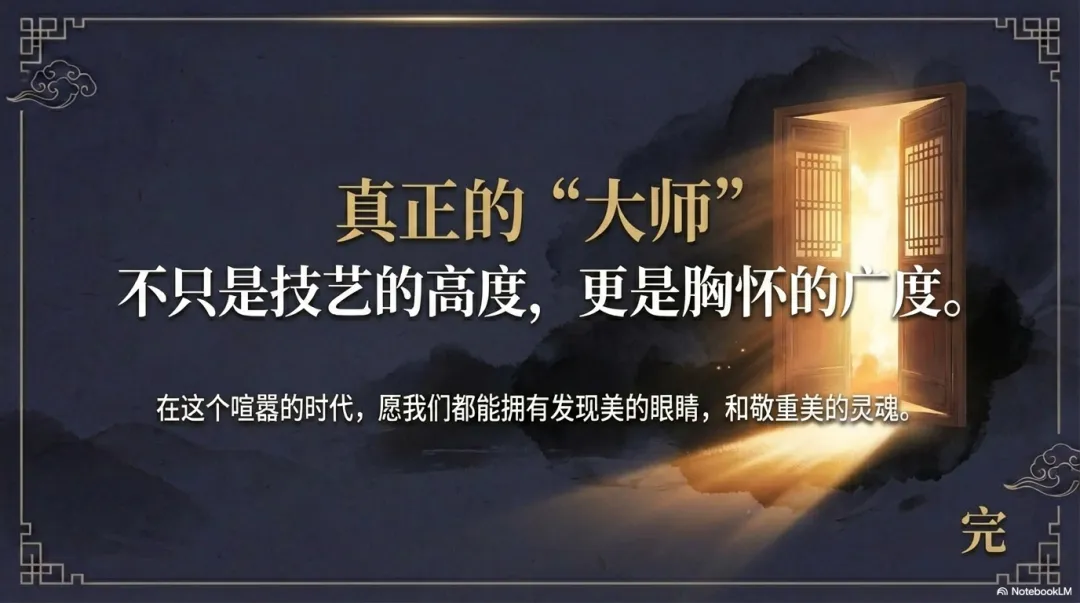 吕梁中考二模阅读题《大师》赏析及课件分享 第19张