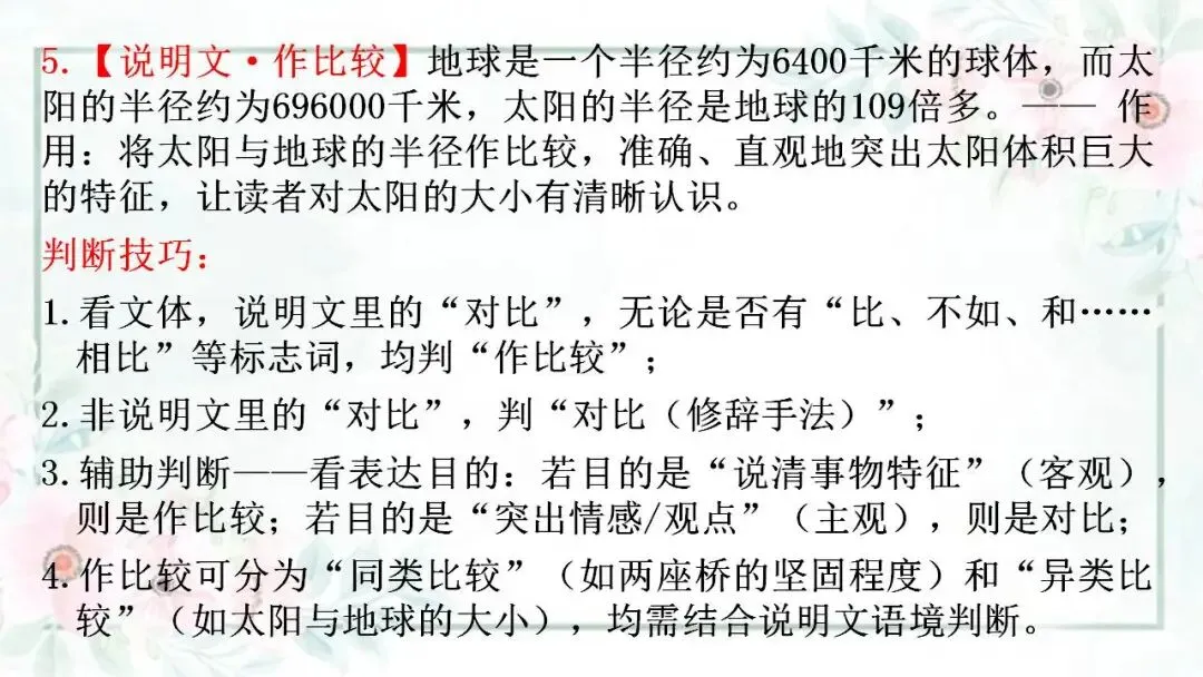 2026年中考语文专题复习 修辞手法与说明方法易混辨析 第11张