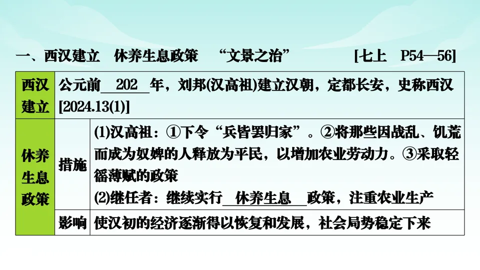 2026中考历史一轮复习知识梳理课件——七上第3单元秦汉时期 统一多民族国家的建立和巩固-第17张图片-四季读书网
