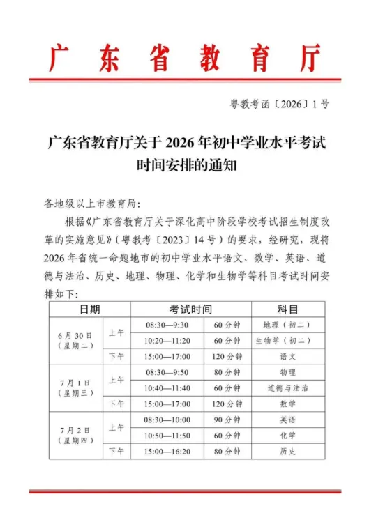2026年广州中考政策分析与录取情况预估-第3张图片-四季读书网
