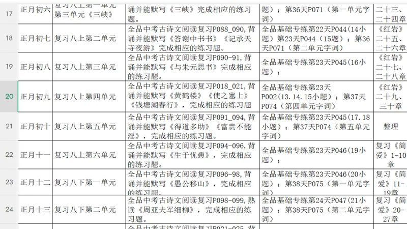 搞好2026中考备考,从寒假开始-第10张图片-四季读书网
