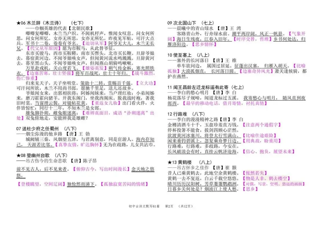 中考语文 第2张