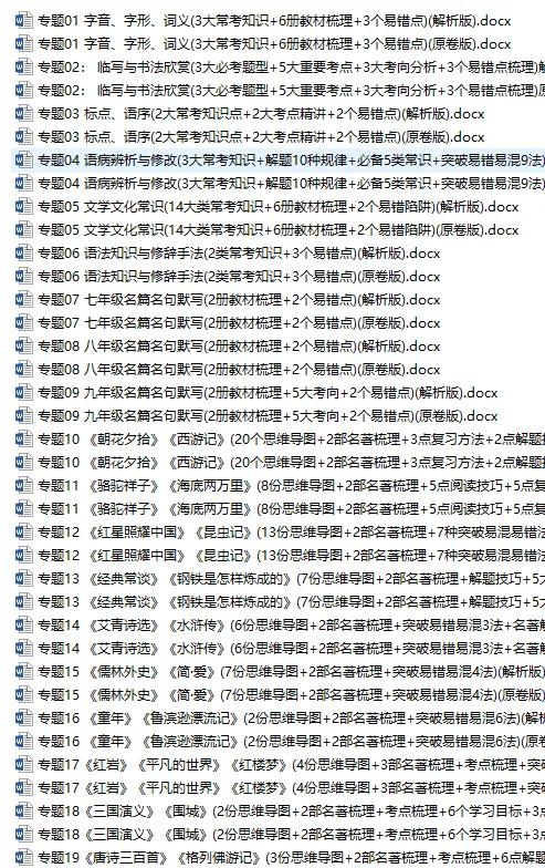 1691 中考最新复习:2026版《中考9科第一轮复习专项优选题》(含答案) 第3张