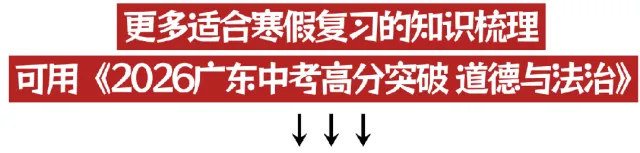 【寒假复习超车】2026年中考道德与法治学科一轮复习规划②,开学赶超学霸! 第3张