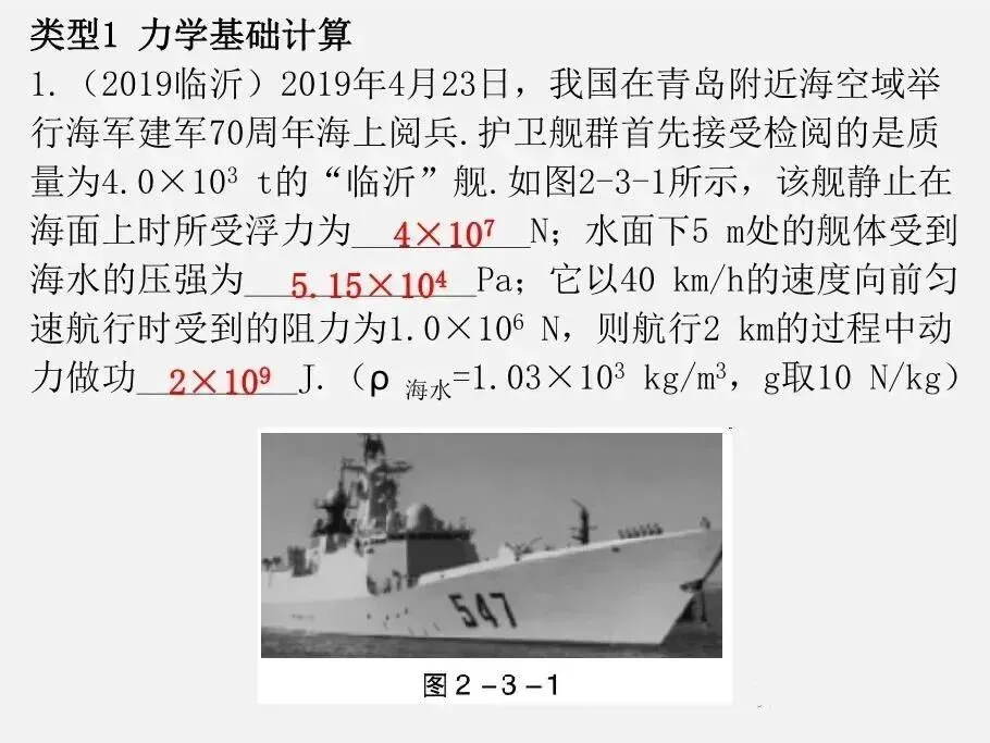 初中物理//中考物理计算专题复习 第6张