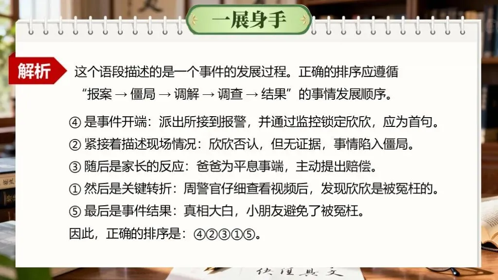 「中考复习」一轮复习《专题五:句子的衔接与排序》课件 第30张