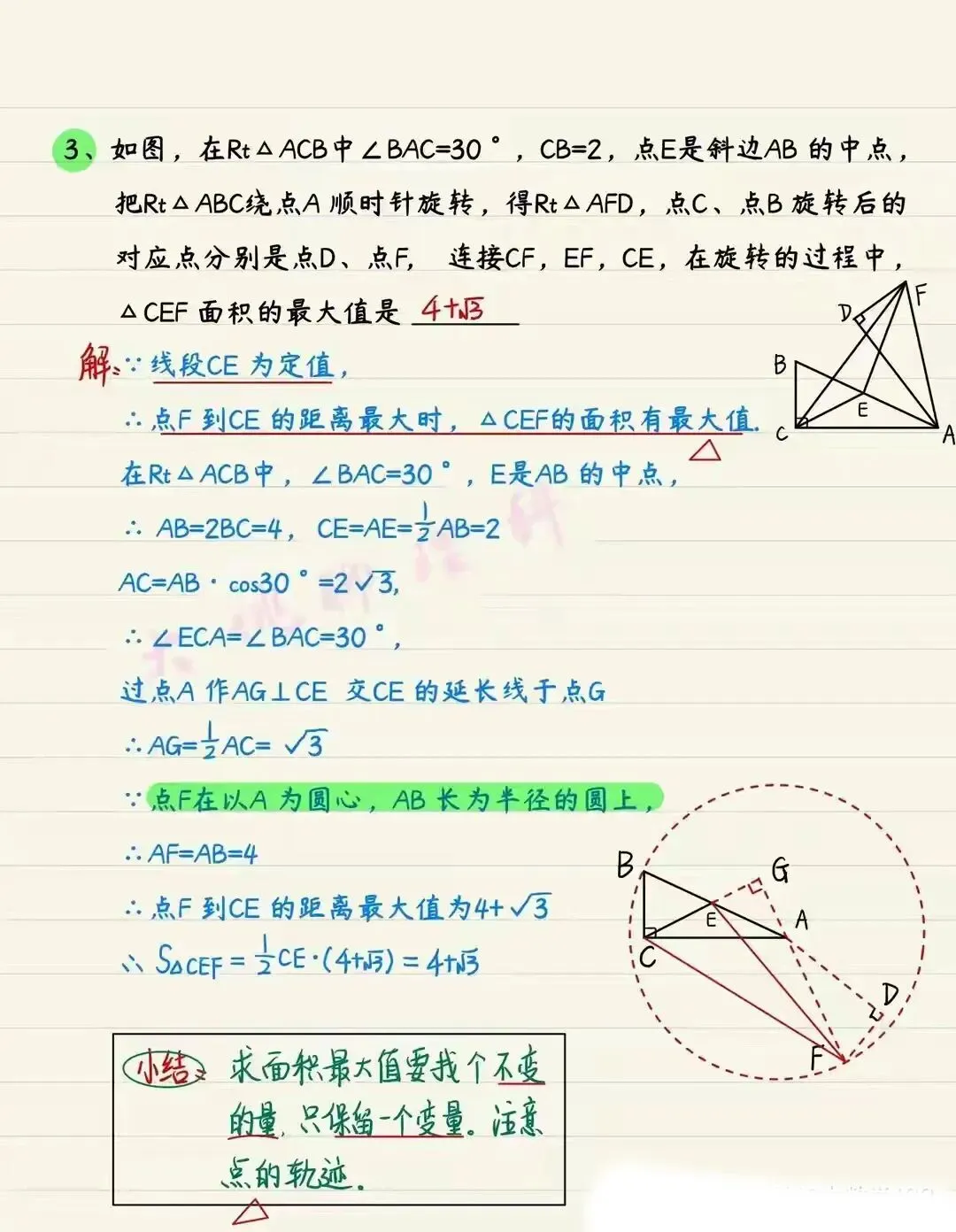 中考必考,四点共圆 第8张