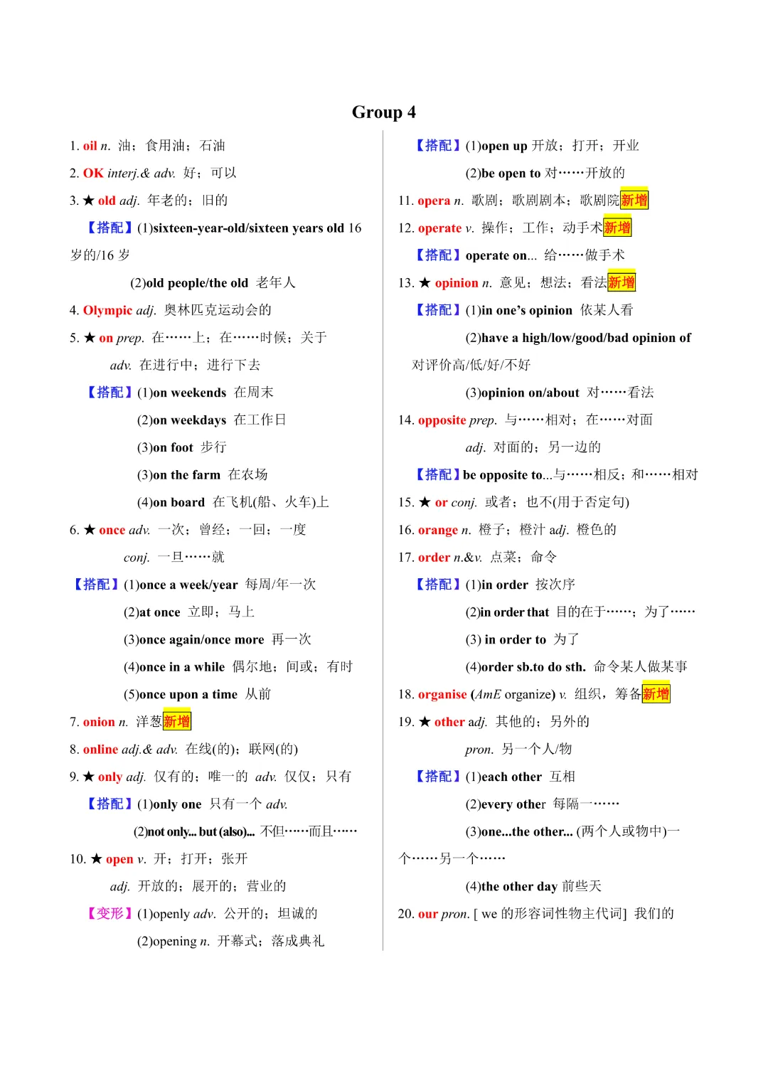 【中考专项英语 】《专题02 20天搞定中考必背1600词》完整高清电子版可打印 第8张 【中考专项英语 】《专题02 20天搞定中考必背1600词》完整高清电子版可打印 第8张