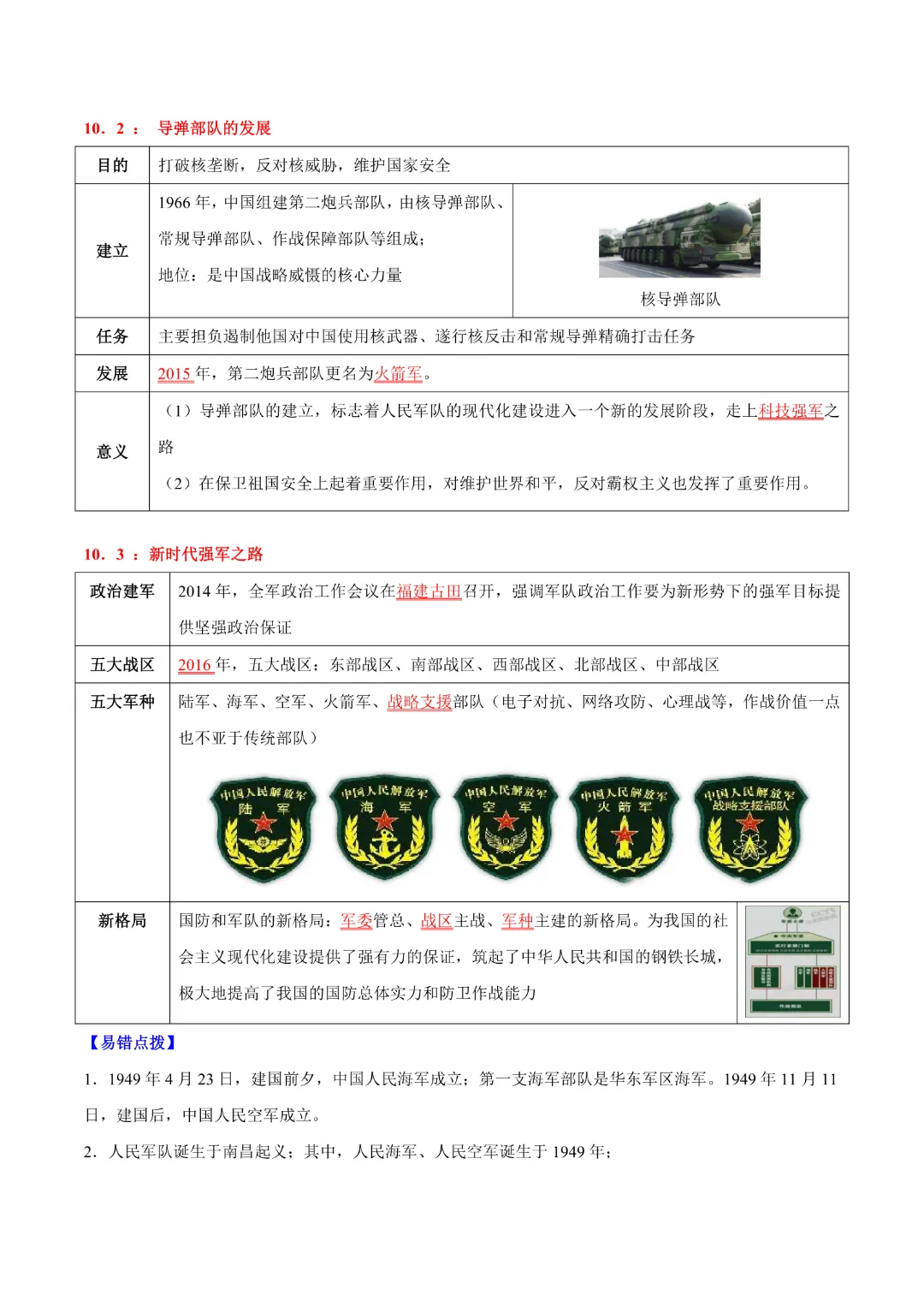 【中考专项历史】《专题10 改革开放后》(附答案)专项复习完整高清电子版可打印 第17张