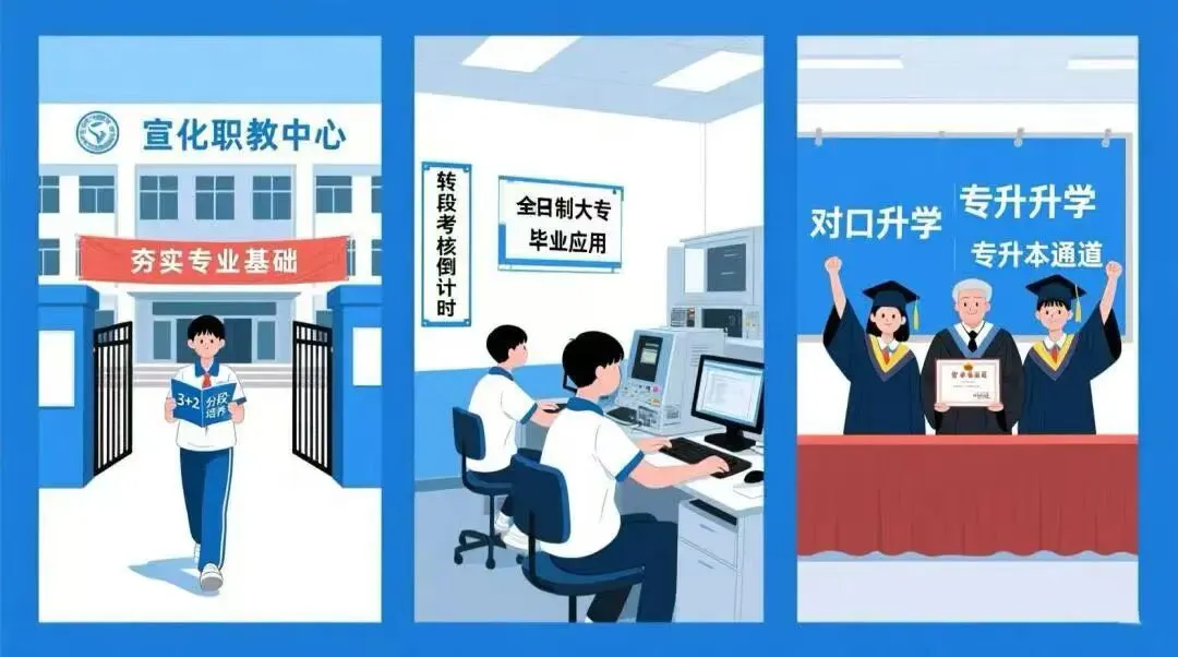 中考过后别忧虑 多条路径上大学 第17张