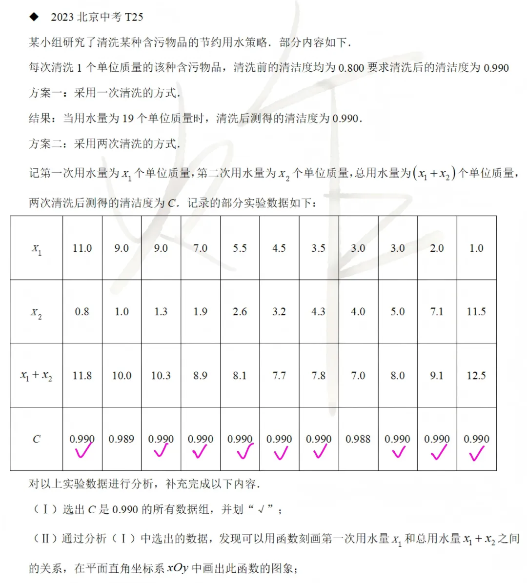 北京数学中考题型11:函数图像研究 第4张