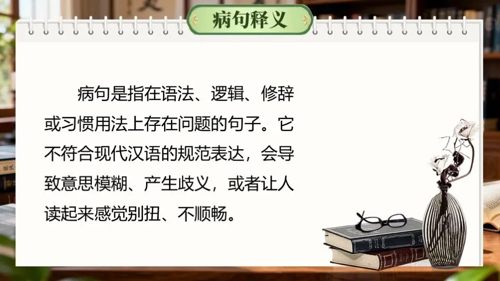 「中考复习」一轮复习《专题四:病句的辨析与修改》课件 第7张