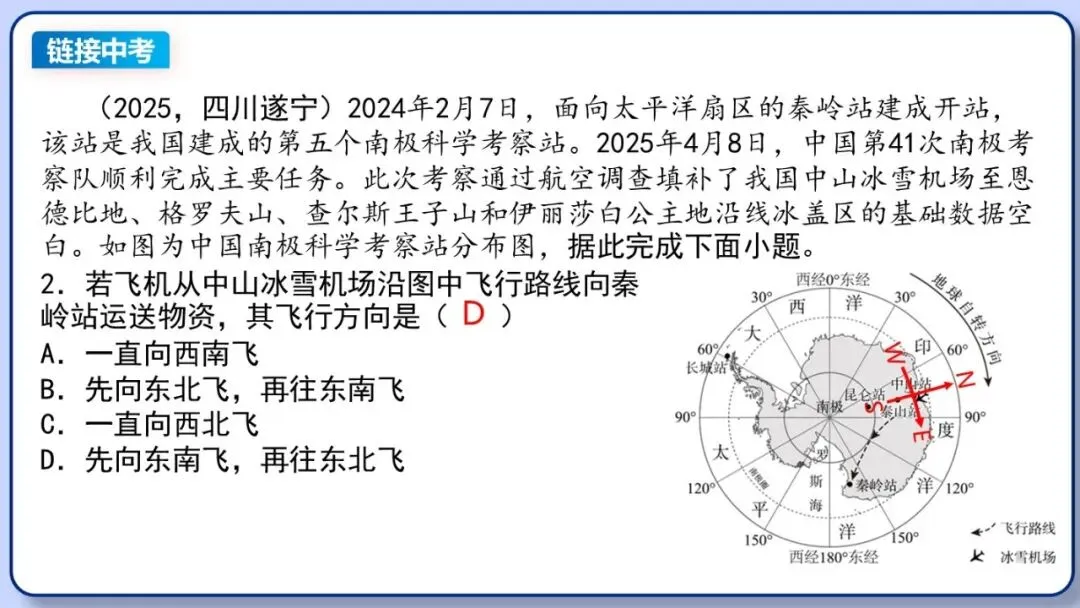 2026年中考地理复习专题四:地图的阅读和地形图的判读(课件+教学设计+课后习题) 第19张 2026年中考地理复习专题四:地图的阅读和地形图的判读(课件+教学设计+课后习题) 第19张