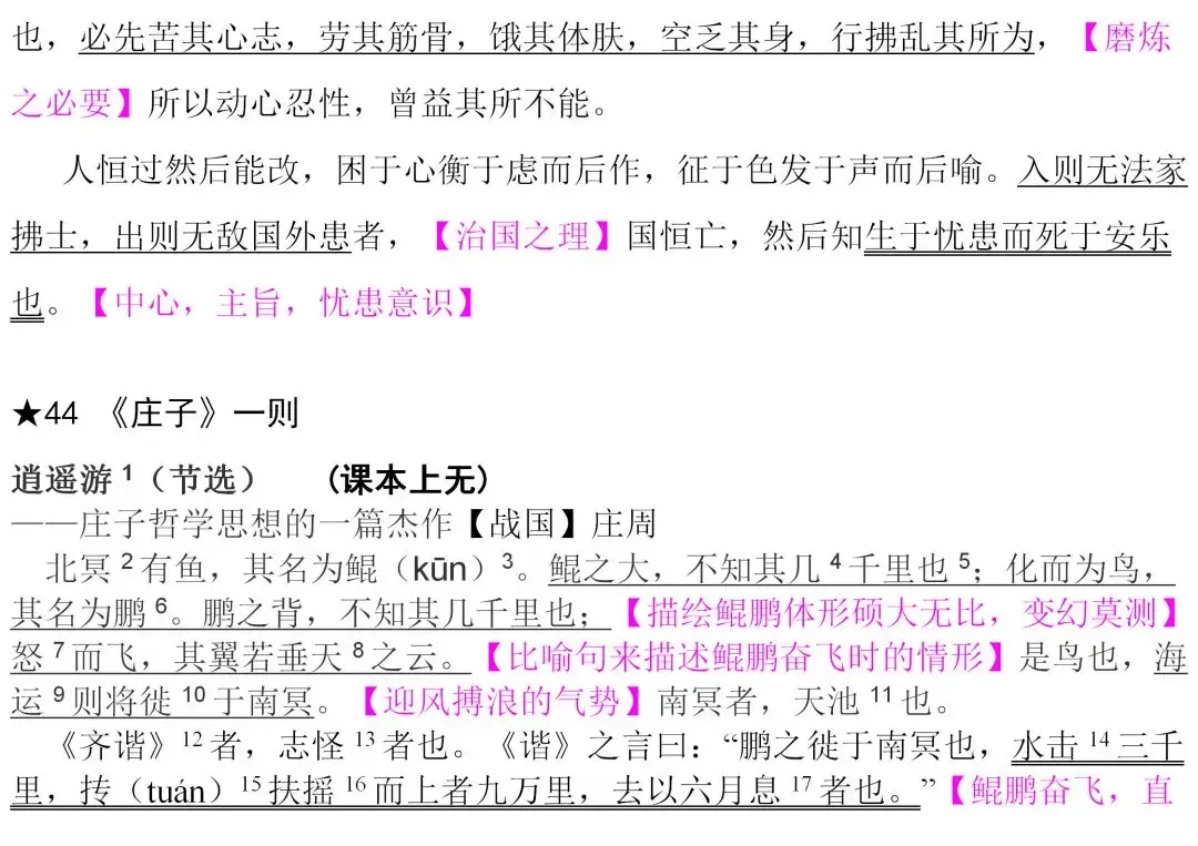 初中生必背古诗文整理汇总,中考语文必备!-第30张图片-四季读书网