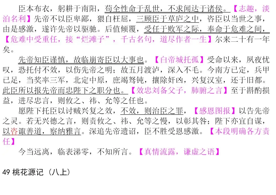 初中生必背古诗文整理汇总,中考语文必备!-第39张图片-四季读书网