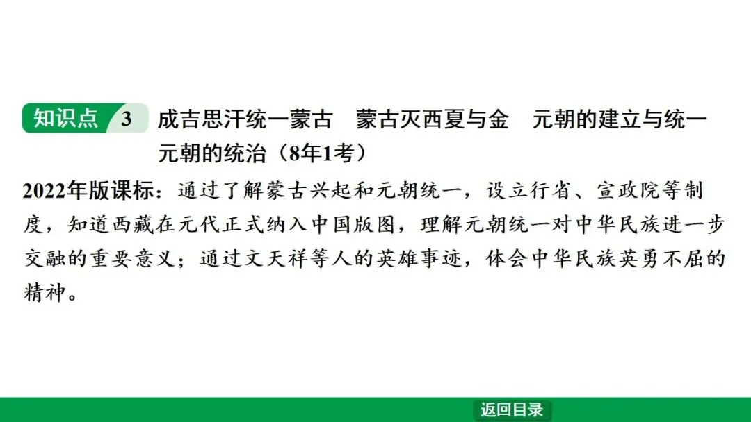 2026江西中考第一轮复习|中古 第六单元 辽宋夏金元时期:民族关系发展和社会变化 第31张